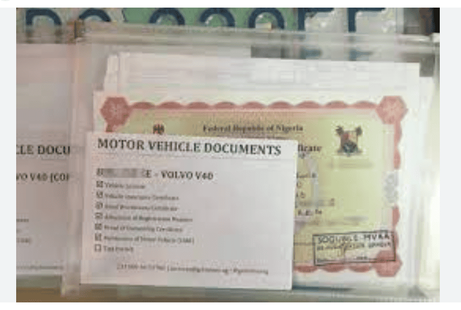 Verify Vehicle Ownership in Nigeria